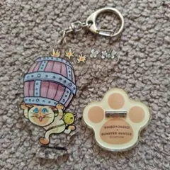 モンスターハンター 仕事猫 アクリルスタンドキーホルダー