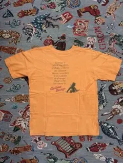 【90s・USA製】【希少】おさるのジョージ ヴィンテージTシャツ オレンジ M