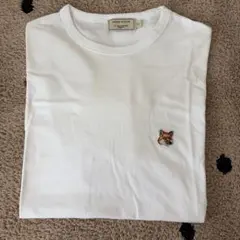 MAISON KITSUNÉ フォックスパッチ Tシャツ ホワイト S 長袖のサムネイル