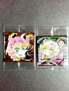 チ*プ様 鬼滅の刃 ウエハース シール　甘露寺蜜璃　極レア含む2枚組