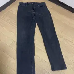 GU ダークグレー スリムフィットデニムパンツ　サイズ32