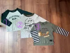 GAP 西松屋　ロンT 3枚セット　100 保育園着　通園着