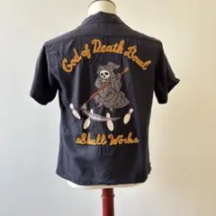 SKULL WORKS スカルワークス　半袖ワークシャツ　Sサイズのサムネイル