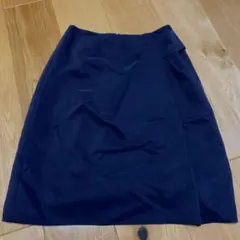【格安】Demi-Luxe BEAMS ネイビー デザインスカート 36