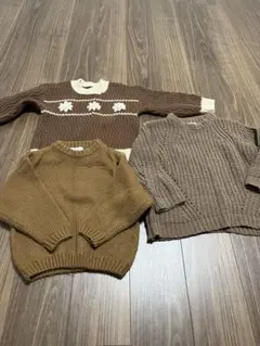 キッズ　ニット　110 120 セブンキッズ、ビールーム