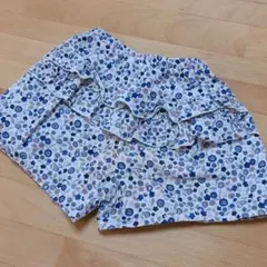 Bebé 花柄フリル付きパンツ Mサイズ