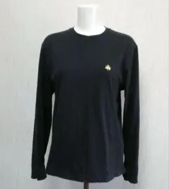 Brooks Brothers 黒 ロンT 刺繍ロゴ　Men'sＳサイズ
