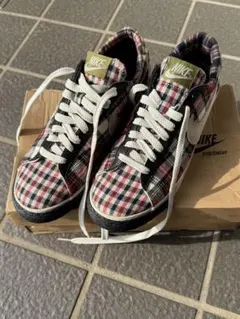 未使用品　Nike チェック柄 スニーカー