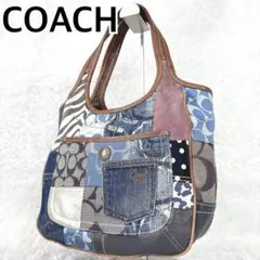 2025年最新】コーチ デニム パッチワークの人気アイテム - メルカリ