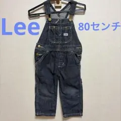 美品 Lee デニムオーバーオール サロペット　80cm