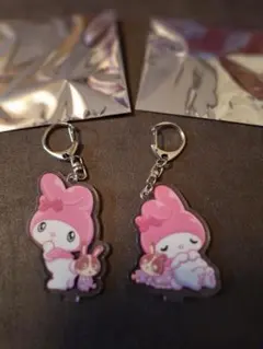 【非売品】マイメロディ 宇佐美コラボ アクリルキーホルダー 2個セット