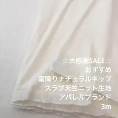 Z10X/5162-03◆3m 感謝祭/綿テンセル混スラブ天竺ニット生地