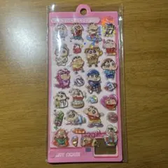 【新品】クレヨンしんちゃんシール　ぷっくり　ウォーターシール　立体　ボンボン