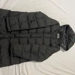 Crocodile フード付きダウンジャケット Mサイズ ブラック