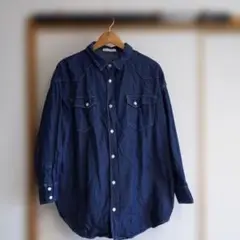 ★ デニム 長袖シャツ