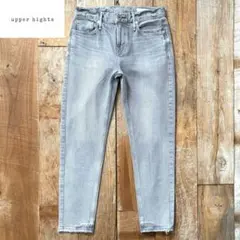 【極美品】upper nights テーパード スキニー デニム パンツ 23のサムネイル