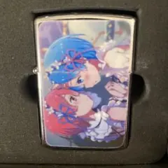リゼロ　レム　ラム　メイド服　希少　オイルライター　zippo 風　BRZ20