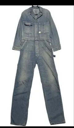 デニムオーバーオール 4ポケット