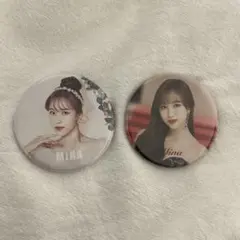 TWICE ミナ 缶バッジ 2個セット