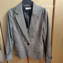 OFUON グレー テーラードジャケット