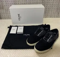 【美品】CELINE セリーヌ　スニーカー 黒　42のサムネイル