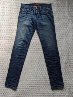 RED CARD ブルー スキニーデニム　サイズ24(27)