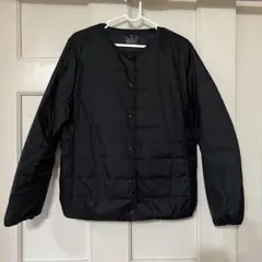 無印良品　婦人　軽量ダウンポケッタブルノーカラージャケット