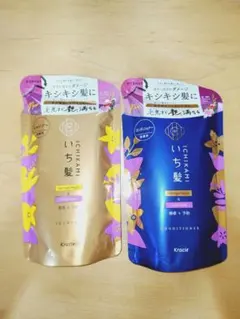 いち髪 ダメージリペア＆カラーケア シャンプー＆コンディショナー 詰替 新品のサムネイル