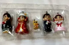 ペコちゃんのストラップ5個セット
