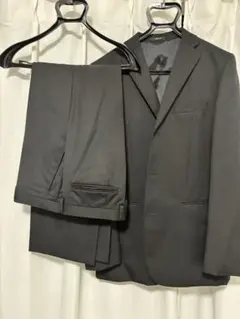 COMME CA ISM ブラックビジネススーツ XL