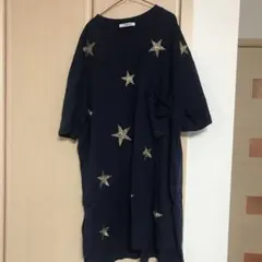 AS KNOW AS PINKY星 Tシャツ　チュニック