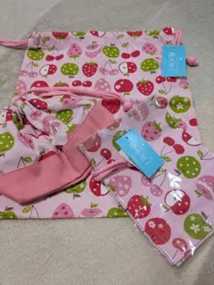 ランチョンマット·お弁当入れ·巾着袋（大）のセット