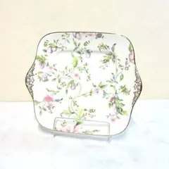 【未使用】WEDGEWOOD スウィートプラム BBプレート スクエアプレート