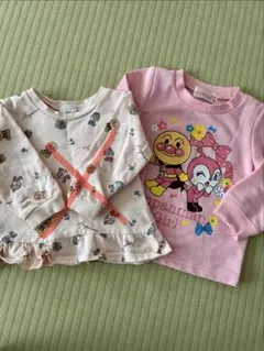 アンパンマン　トレーナー　90 サイズ ピンク色のみ