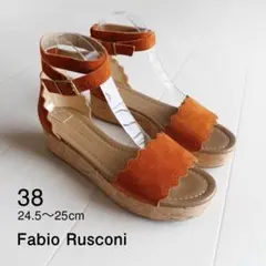 ▼美品 ファビオルスコーニ イタリア製 2,8万円 ウェッジソールサンダル