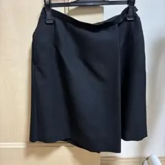 ヒロミチナカノ　制服　スーツ　黒のひざ丈　キュロット　裏地付き