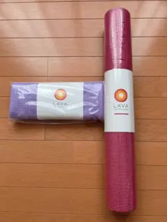 LAVA ヨガマット ヨガラグ　セット　パープル・ピンク