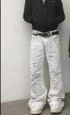 White denim archive NUBIAN swag y2k 00s