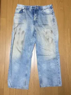 ZARA バギーフィットジーンズ ヴィンテージ加工 泥加工 アクネ似