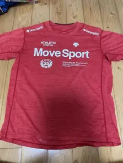DESCENTE Move Sport Tシャツ Lサイズ 赤