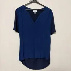Old Navy レディース 半袖カットソー ネイビー Mサイズのサムネイル