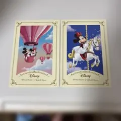 ミッキーマウスポストカード2枚