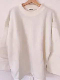 monkey time アイボリー ボアトレーナー