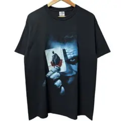 00s ジョーカー joker 映画 L 青 両面 Tシャツ バットマン - メルカリ