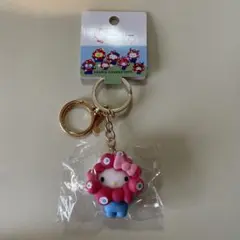 【新品】ハローキティ EXPO2025 万博 ミャクミャク キーホルダー 根付