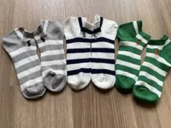 POLO RALPH LAUREN ソックス3足セット ボーダー23-25cmのサムネイル