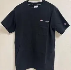 Champion 胸ポケット付Tシャツ Sサイズ　ブラックのサムネイル