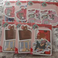 トムとジェリーオリジナルステッカー7枚