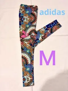 adidas ☆抽象柄☆Ｍ☆華やかレギンス☆レディース☆匿名配送☆送料無料のサムネイル