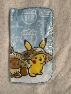 新品未開封　限定品　ピカチュウ イーブイ ハンドタオル　コラボ
